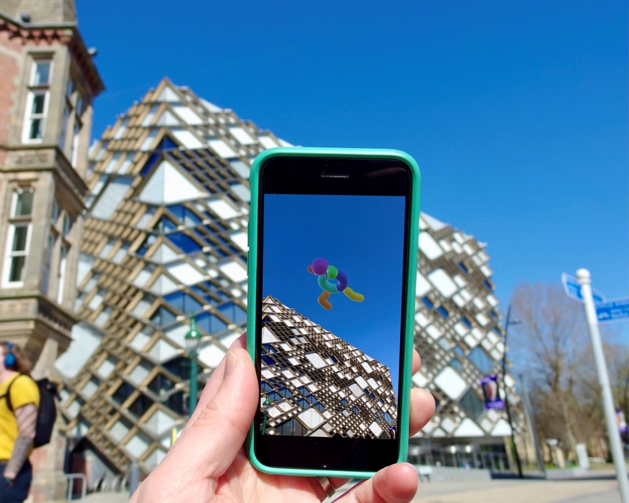 Quand la réalité augmentée fait de la ville une galerie d’art à ciel ouvert