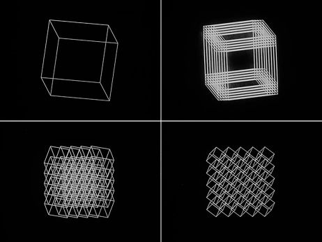 L'oeil dans le rétro : "Cubic Limit" de Manfred Mohr